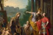 Unteres Belvedere - Führung - Im Fokus: Cäsar und Minerva. Die Antike in Schloss und Sammlung - Vinzenz Fischer, Allegorie auf die Übertragung der kaiserlichen Galerie in das Belvedere, 1781