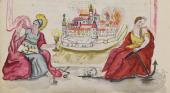 Göttweig Stiftsbrand 1718 Dueckelmann Ausschnitt