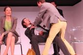 Foto: Die Grönholm-Methode - Nancy Fischer, Christian Manuel Oliveira, Björn Büchner, Georg Bonn