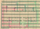 Arnold Schönberg: »Von heute auf morgen« op. 32 (Reihenschema)