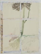 Gerhard Hoehme OHNE TITEL, 1967 Aquarell, Bleistift, collagiert, auf Bütten 53,5 x 41 cm Gerhard und Margarete Hoehme Stiftung