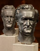 Ottmar Hörl: Wagner und Liszt, 2004, Klangskulptur