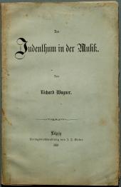 Richard Wagner – Das Judenthum in der Musik