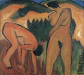 Karl Schmidt-Rottluff, Rote Düne, 1913, Öl auf Leinwand