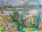 Foto: Oskar Kokoschka, Linzer Landschaft, 1955