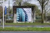 Kunsthaus Bregenz - Monira Al Qadiri - OR-BIT | Spectral - Installationsansicht KUB Billboards, 2023