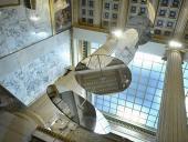 Parlament Österreich - Kunstführung - Aufbau der Kunstinstallation von Eva Schlegel, 13.09.2022