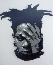stencil graffity von Wolf, labinsac