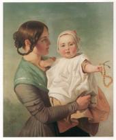 Emanuel Leutze (1816–1868), Die Bernsteinkette, Museum und Galerie im Prediger S