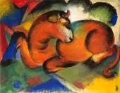 Foto: Franz Marc, Roter Stier, 1912