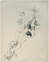 André Masson, L‘homme-cheval (Dessin automatique), 1925