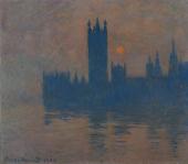 Bild Das Parlament, Sonnenuntergang, Farbwelten. Von Monet bis Yves Klein, Paula Modersohn-Becker Museum