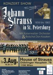 Multimediale Konzertshow mit dem Kaiserwalzer Orchester und den Bolschoi Don Kosaken