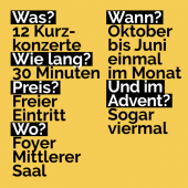 MUSIKALISCHER JAHRESKALENDER - Die Zeiten, in denen wir leben