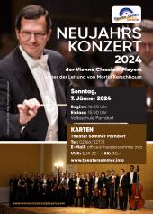 Neujahrskonzert 2024 - ViennaClassicPlayers - Sujet