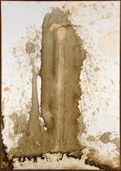 Foto: Hermann Nitsch, Schaftuch-80.Aktion,1984