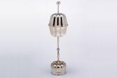 Otto Prutscher, Deckelpokal, Wien, 1927/28 Ausführung: Josef Carl Klinkosch Silber, vergoldet, getrieben, gehämmert, gegossen