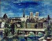 Paris, Ile de la Cité, 1929/1930, Öl auf Leinwand, 107 x 129 cm