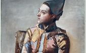 Arlequin assis, 1923