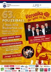 63. Polizeiball in Linz - Plakat