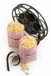 Illustration: Popcorn, Dschungel Wien - Theaterhaus für junges Publikum