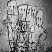 roger ballen.! drawing retrospective - Roger Ballen, Funeral rites (Bestattungsriten), 2004