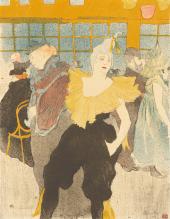 Schätze der ALBERTINA. Kunstgespräche zu Meisterwerken - Bild: Henri de Toulouse-Lautrec | La Clownesse au Moulin Rouge, 1897