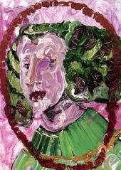 Peter Schmersal: Prinzessin, 2004 . Öl/Lwd. (Bild: Peter Schmersal)