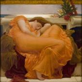Frederic Leighton  Flaming June, 1895  Collection Museo de Arte de Ponce  The Luis A. Ferré Foundation, Inc., Ponce, Puerto Rico