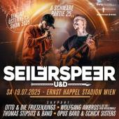 Gewinnen Sie 1x2 Tickets zum Konzert von SEILER UND SPEER - A SCHWARE PARTIE 2025 am Sa. 19. Juli 2025. © Barracuda Music
