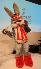 Foto: Maskottchen Hopsi