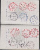 Stempel Reisepass