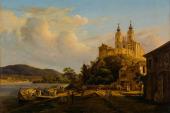 Thomas Ender, Blick auf Stift Melk, 1841