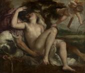 Tizian und Werkstatt Mars, Venus und Amor, um 1550 