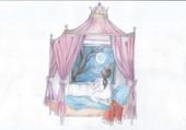 Illustration Von der Prinzessin, die sich um alles in der Welt den Mond wünschte