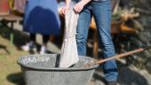 Wäsche waschen wie früher