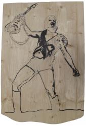 Hans Weigand, Ausstellung Z in Vortex, Holzschnitt 