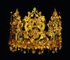 Krone, Tillya Tepe, Grab VI, 2. Viertel des 1. Jh.s n. Chr., Gold, zersetzter Türkis, Afghanisches Nationalmuseum, Kabul © Thier