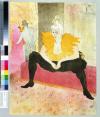 Bild:  Henri de Toulouse-Lautrec, La clownesse assise (Mademoiselle Cha-U-Ka-O) aus der Serie Elles, 1896, Lithografie