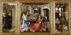 Meister von Flémalle (vermutlich identisch mit Robert Campin; um 1375–1444), Mérode-Triptychon (Mitteltafel), Eichenholz New Yor