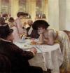 Josef Engelhart, Loge im Sophiensaal, 1903, Öl auf Leinwand, 100 x 95 cm, Wien Museum © VBK, Wien 2009