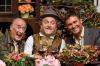 Foto: Die Sänger Ernst-Dieter Suttheimer und Franz Suhrada mit Festivalintendant Dr. Michael Lakner