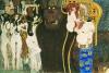 Gustav Klimt (1862–1918), Beethovenfries, 1902 (Detail), Belvedere, Wien