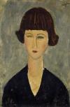 Amedeo Modigliani, Jeune femme brune, 1917, aus der Sammlung von M. Shaltiel Gracian 