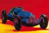 Bild: Andy Warhol, Mercedes-Benz Formel-Rennwagen W 125, 1937, 1986, Siebdruck, Acryl auf Leinwand