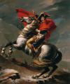 Jacques Louis David, Napoleon am St. Bernhard, 1801, Öl auf Leinwand © Belvedere, Wien