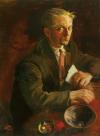 Ausstellung Die verschollene Generation: Willy Kriegel, Pokerspieler, 1928, Ölgemälde, Foto: Joseph Hierling