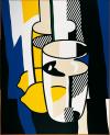 Roy Lichtenstein, Glas und Zitrone vor einem Spiegel, 1974, Albertina, Wien, Sammlung Batliner