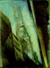 Bild: Lyonel Feininger, Manhattan II,  1940, Öl auf Leinwand, 96,5 x 72 cm, Collection of the Modern Art Museum of Fort Worth, a